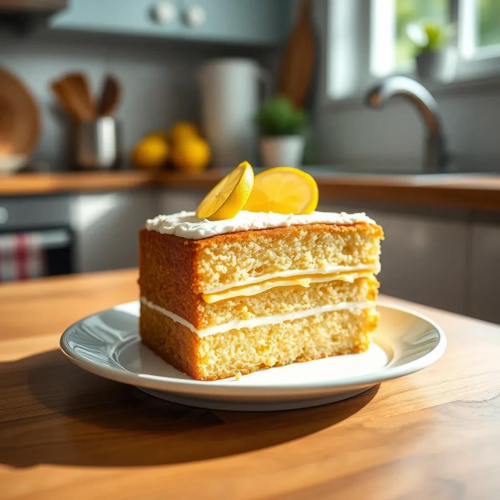 Lemon Layered Cake recipe