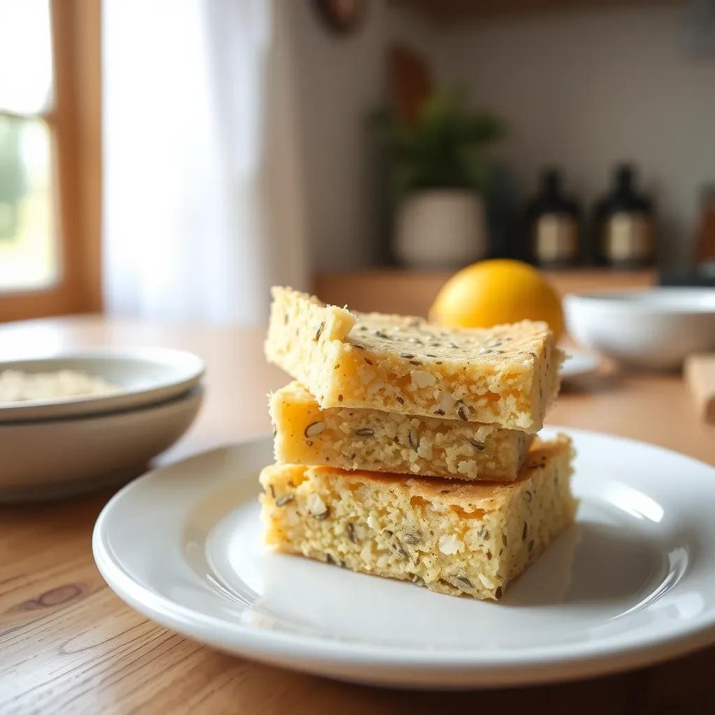 Lemon Poppy Seed Bars recipe