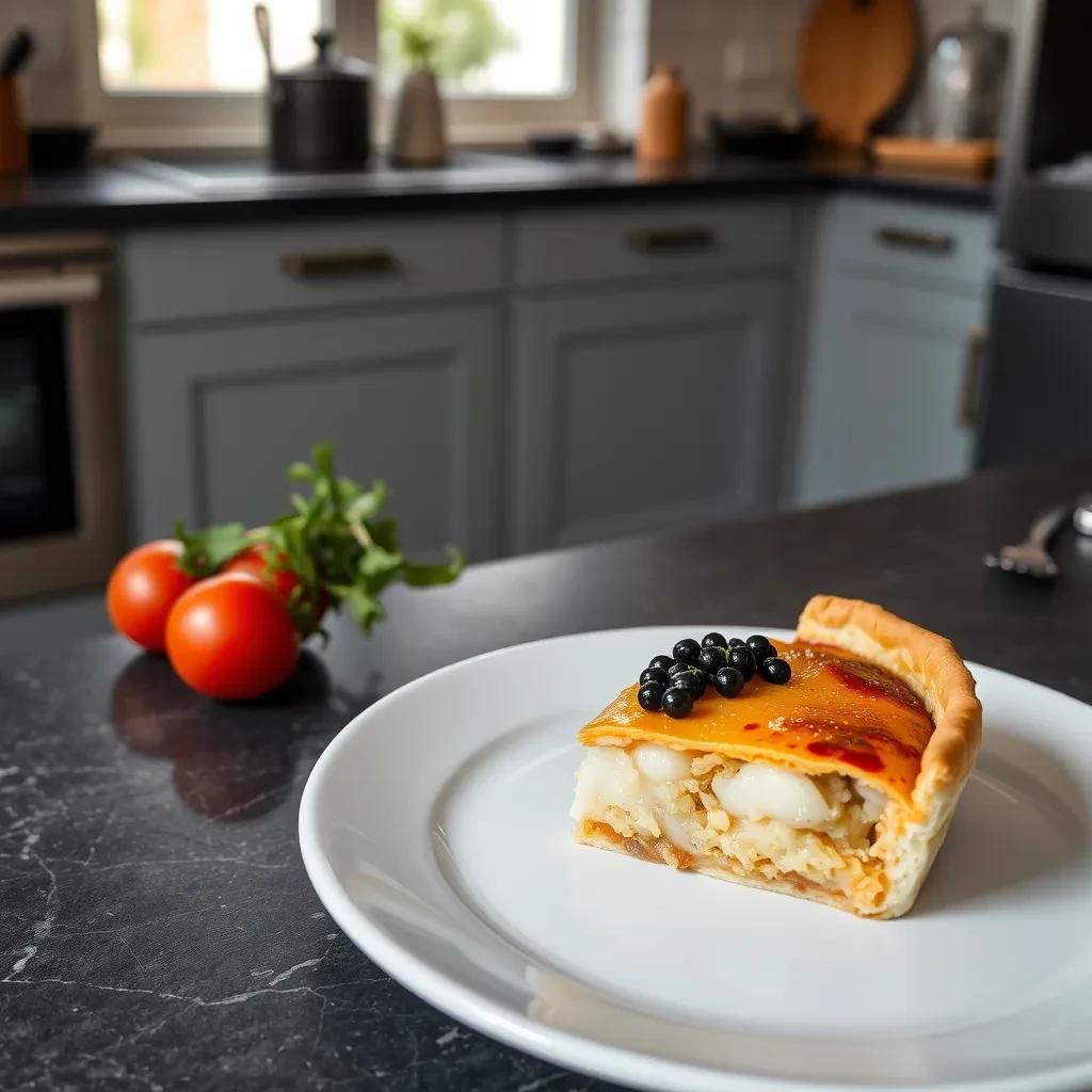 Lumpfish Caviar Tart recipe