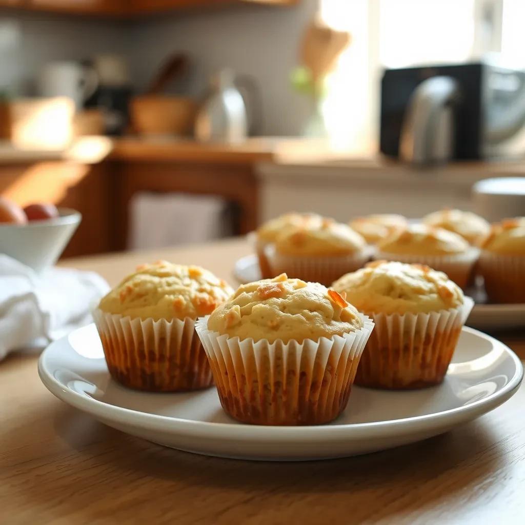 Lychee Muffin Delight recipe