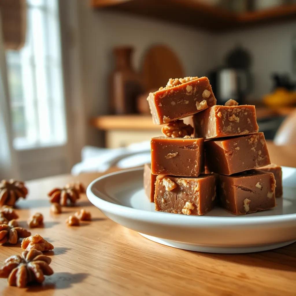 Maple Walnut Fudge Treats recipe