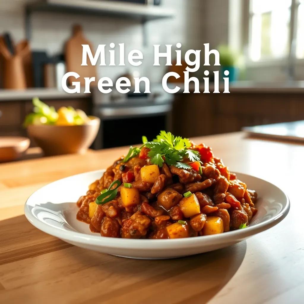 Mile High Green Chili Stew recipe