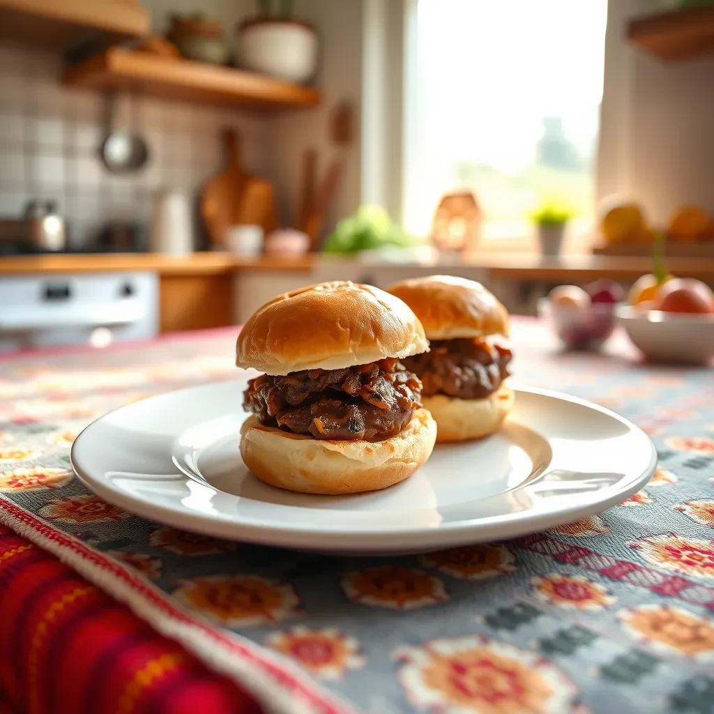 Mini Beef Sliders recipe