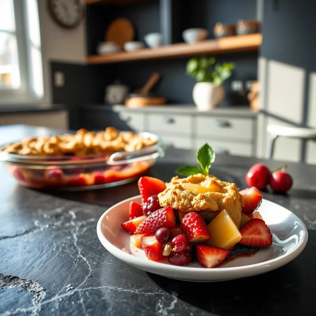 Mixed Fruit Cobbler recipe