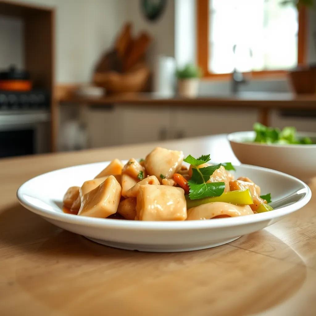 Moo Goo Gai Pan Stir Fry recipe