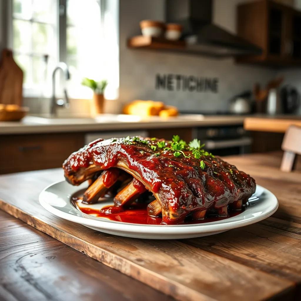 BBQ Oven-Baked Ribs recipe