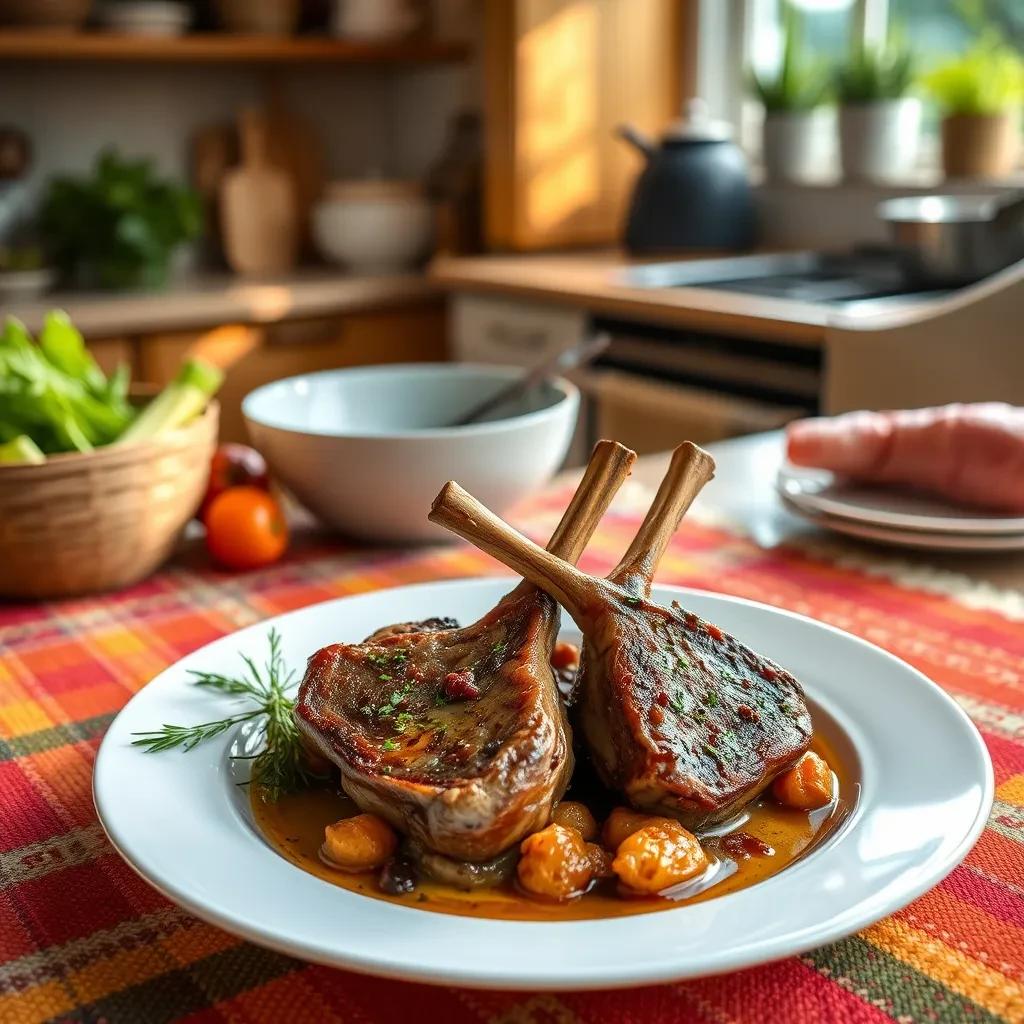 Oven-Baked Lamb Chops recipe