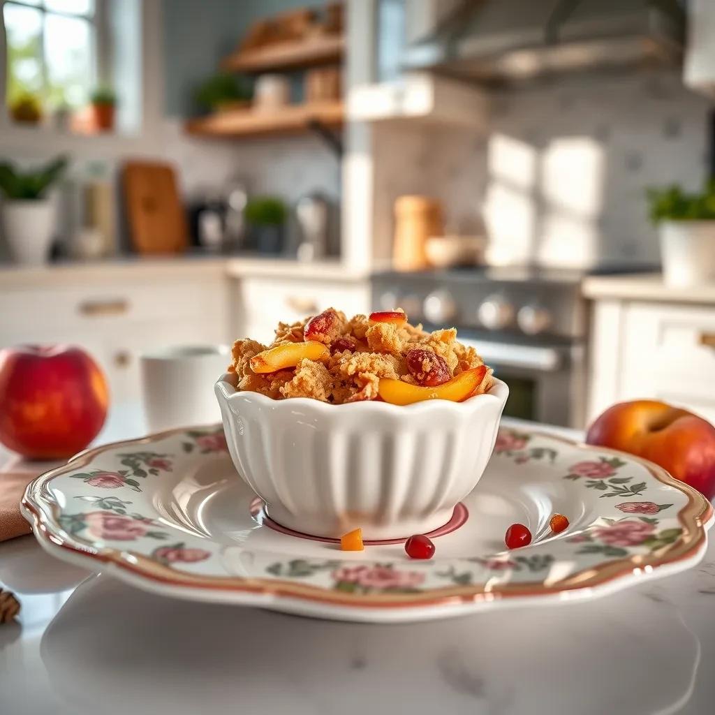 Peach Crisp Delight recipe