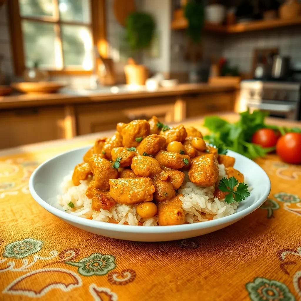 Peanut Chicken Curry recipe