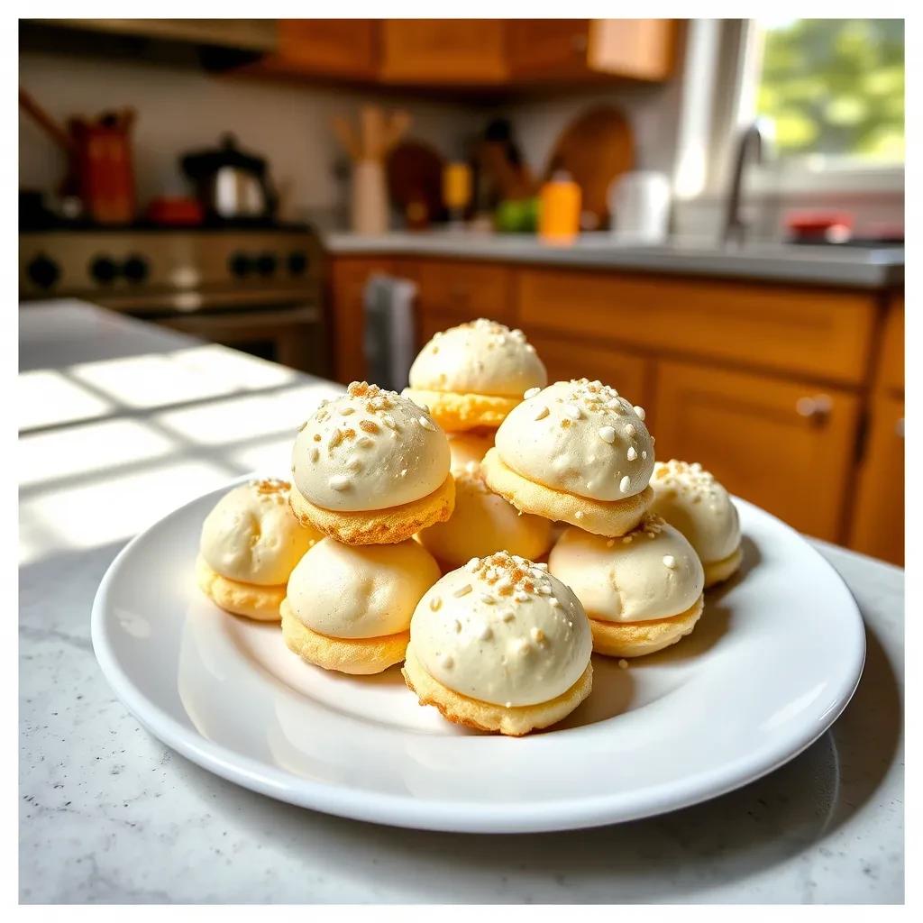 Pina Colada Macaroon Bites recipe