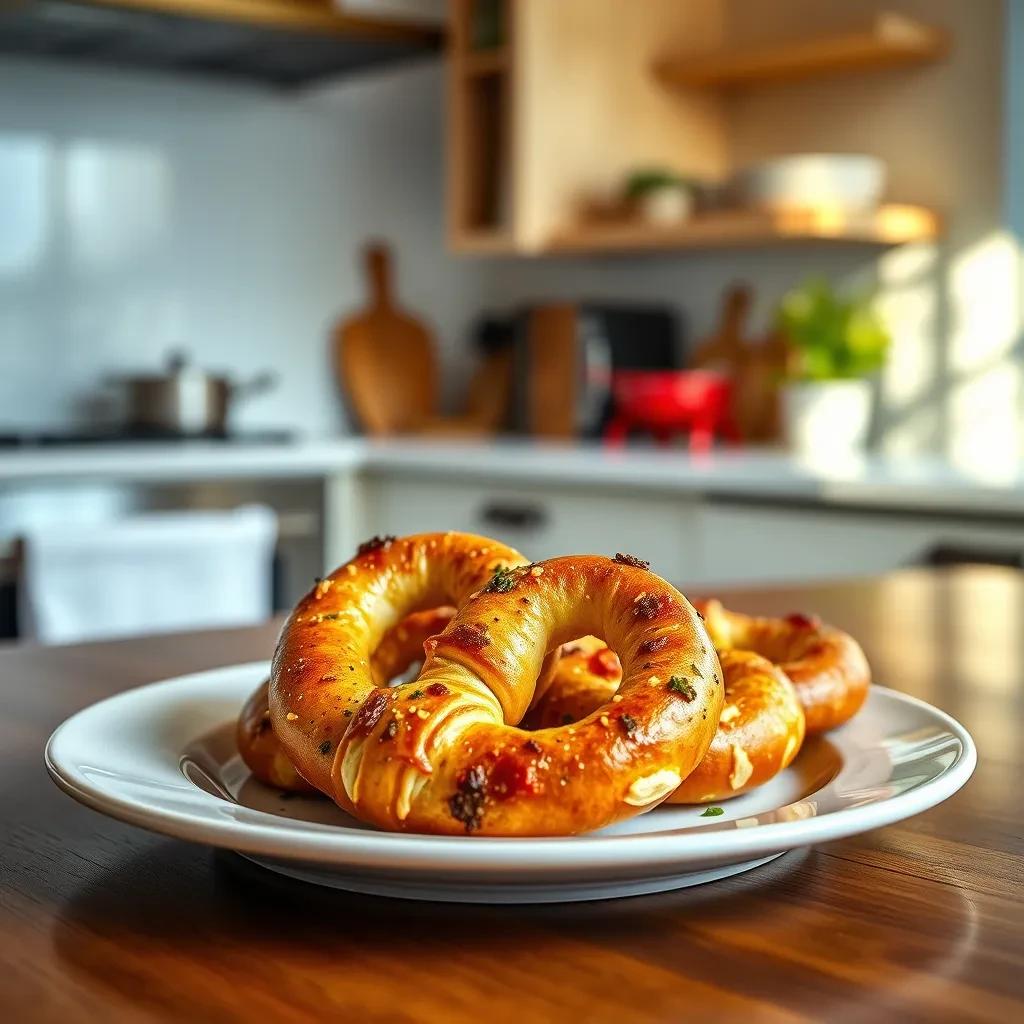 Pretzel Pizza Dough Bites recipe