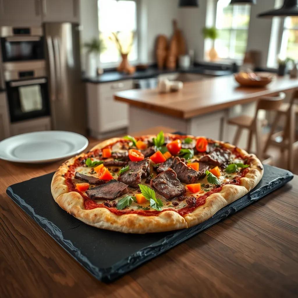 Prime Rib Pizza Delight recipe