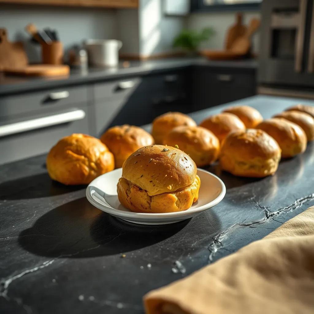 Pumpkin Dinner Buns recipe