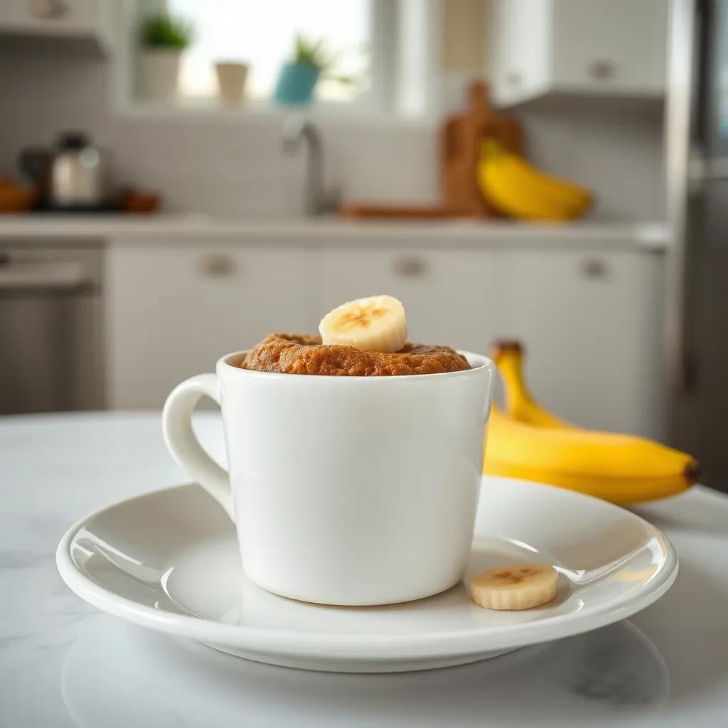 Quick Banana Mug Cake recipe