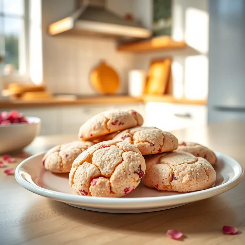 Rose Petal Cookies Delight recipe