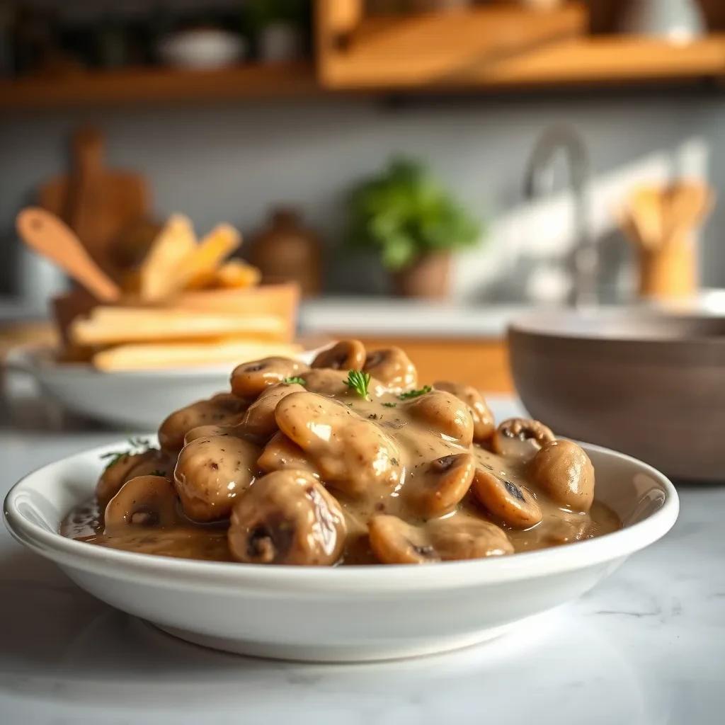 Savory Mushroom Gravy recipe