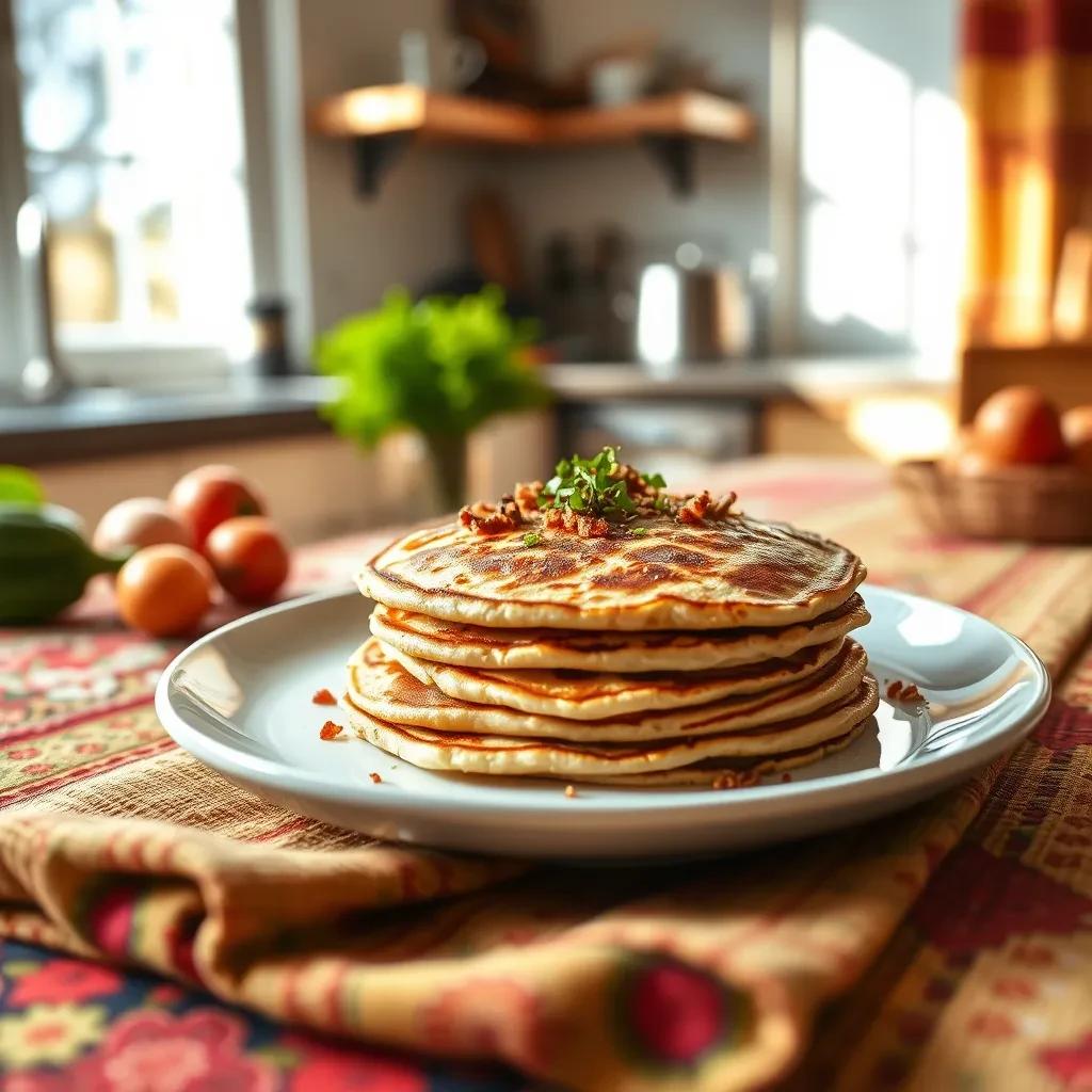 Savory Pancakes recipe