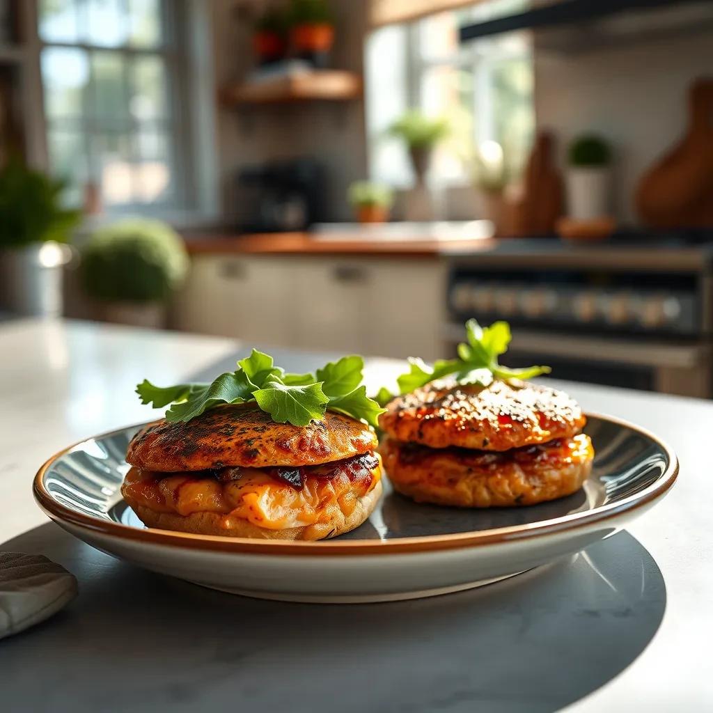 Savory Salmon Burgers recipe