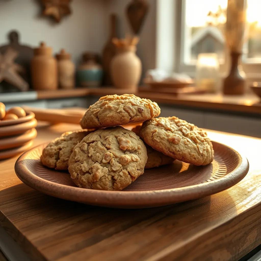 Chewy Oatmeal Cookies recipe