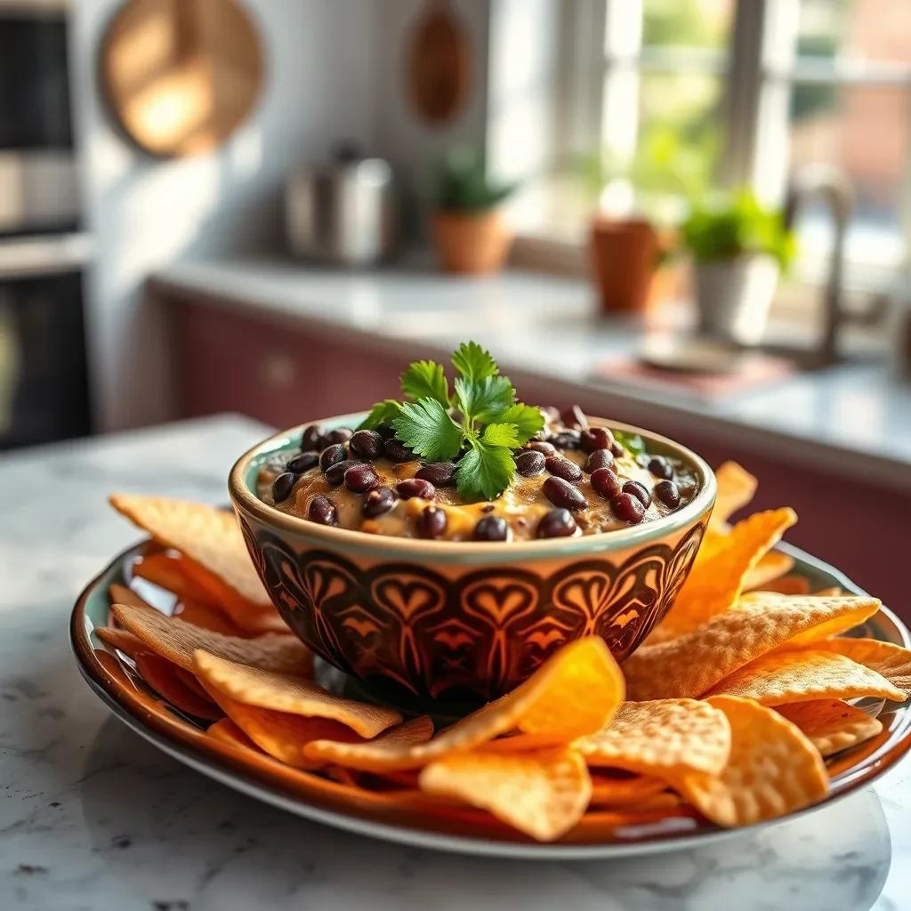 Spicy Black Bean Dip recipe