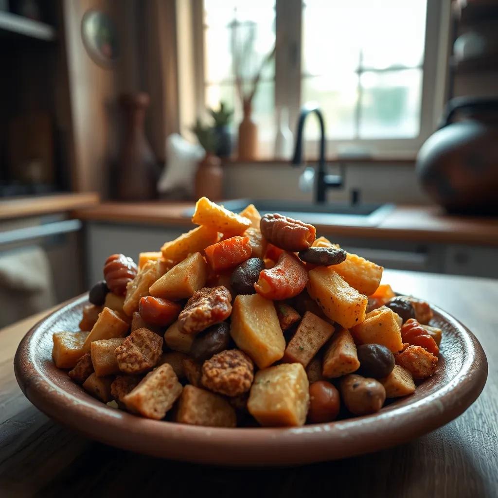 Zesty Spicy Snack Mix recipe