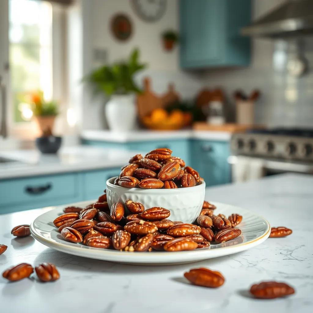 Spicy Sweet Pecans recipe