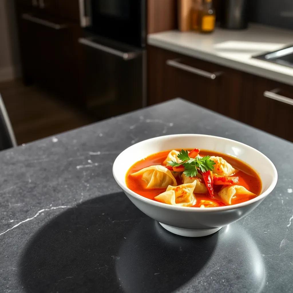 Spicy Wonton Soup recipe