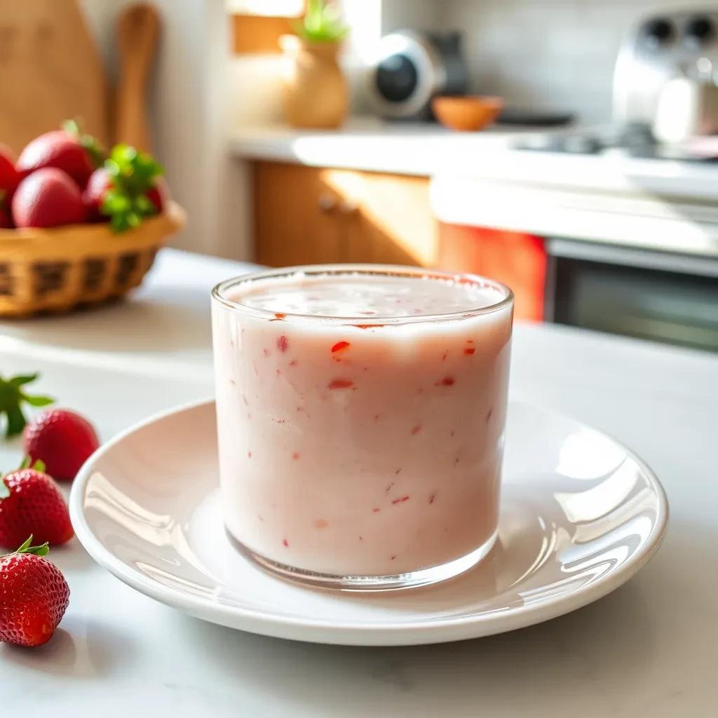 Strawberry Horchata Drink recipe