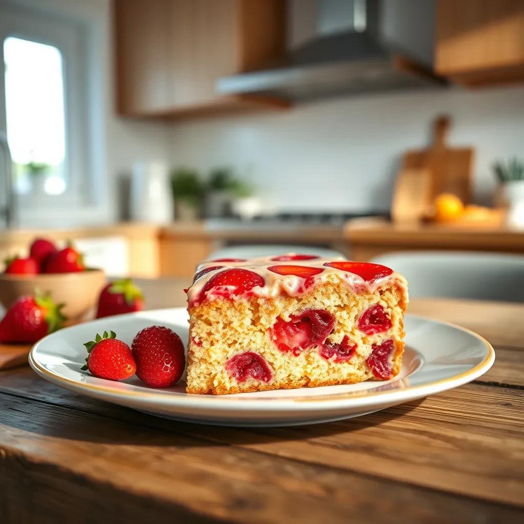 Strawberry Poke Dessert recipe