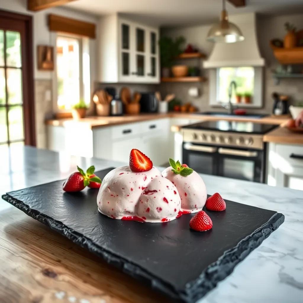 Strawberry Semifreddo Dessert recipe