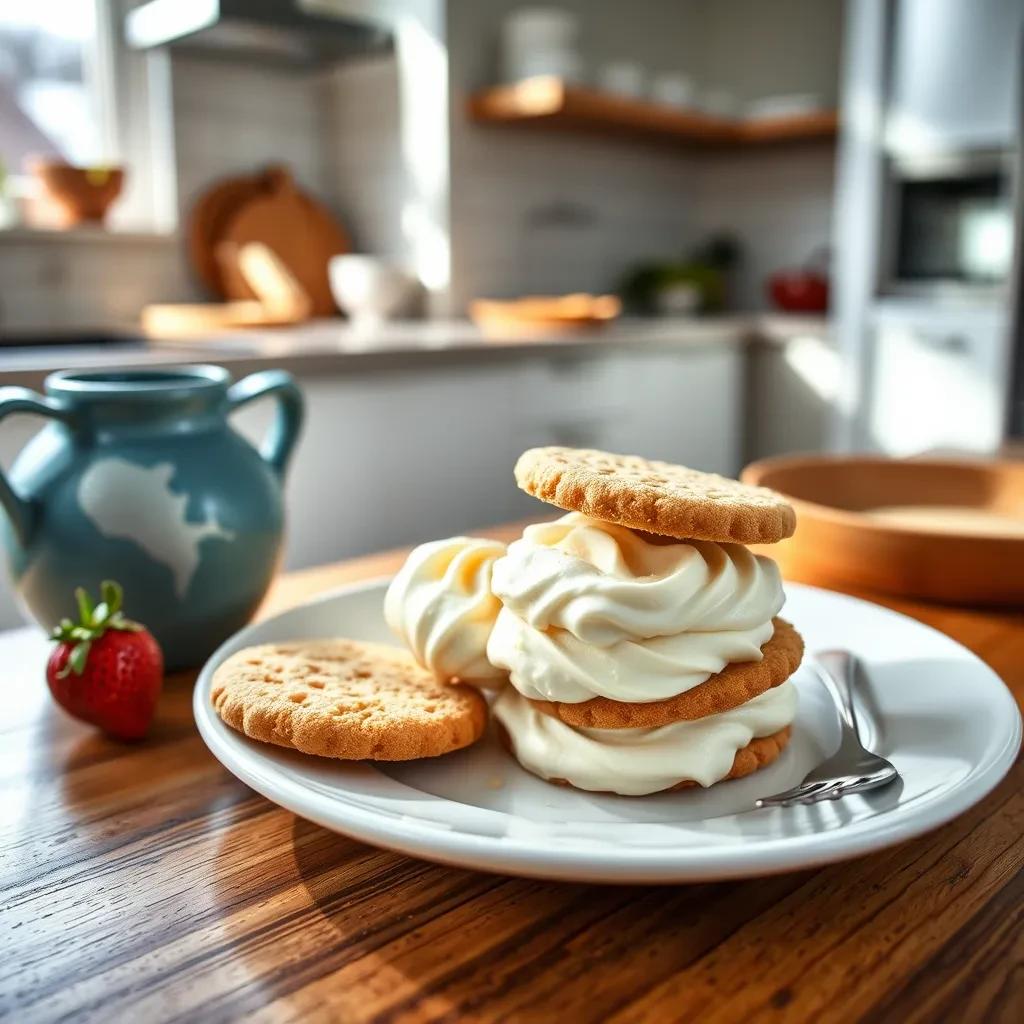 Swedish Cream Wafers Cookies recipe