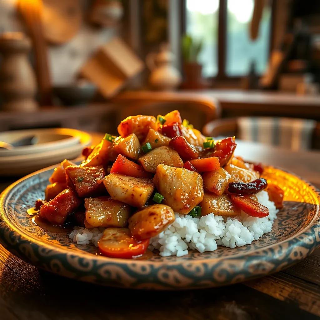 Tangy Sweet and Sour Pork recipe