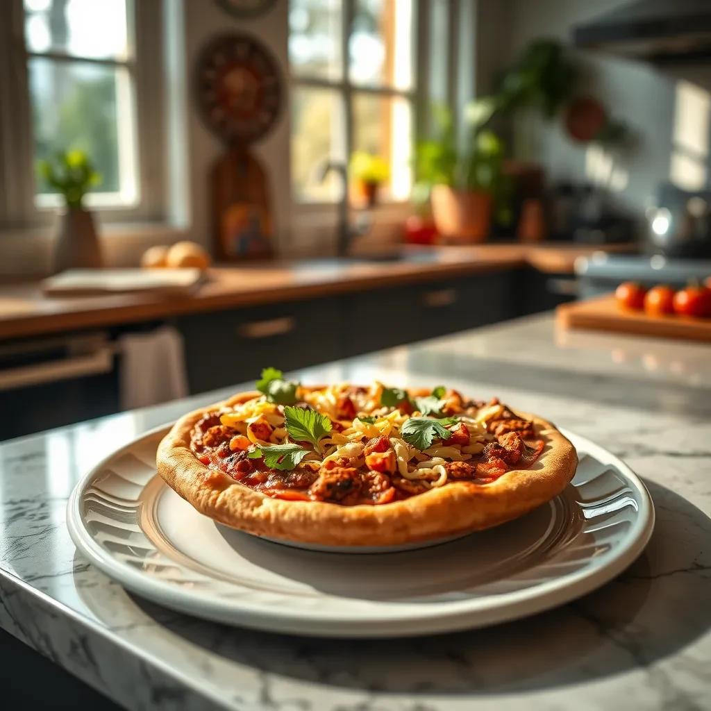 Taco Pizza Delight recipe