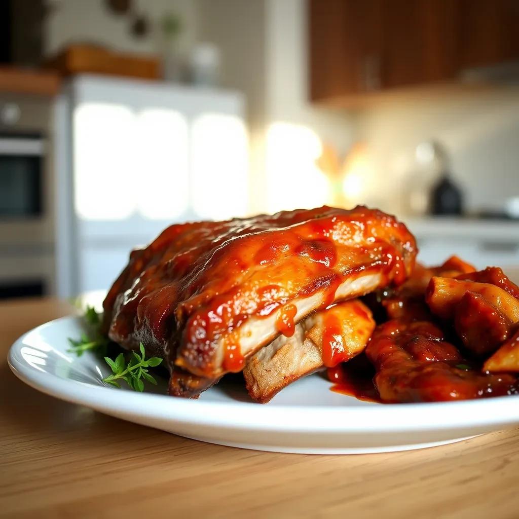 Tender BBQ Pork Ribs recipe