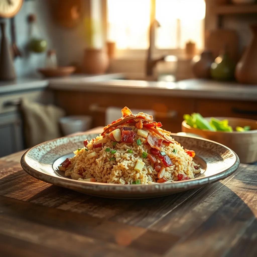 Thai Bacon Fried Rice recipe