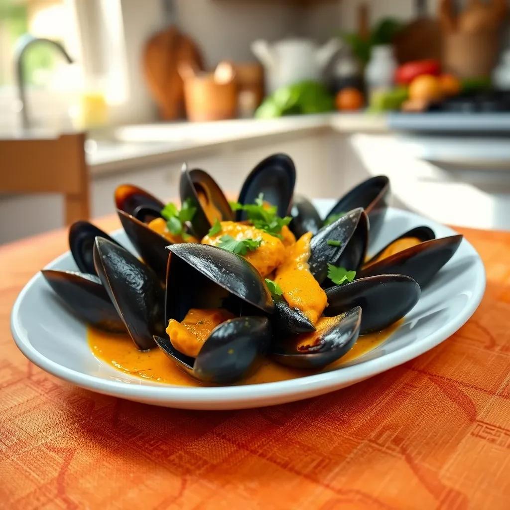 Thai Curried Mussels recipe