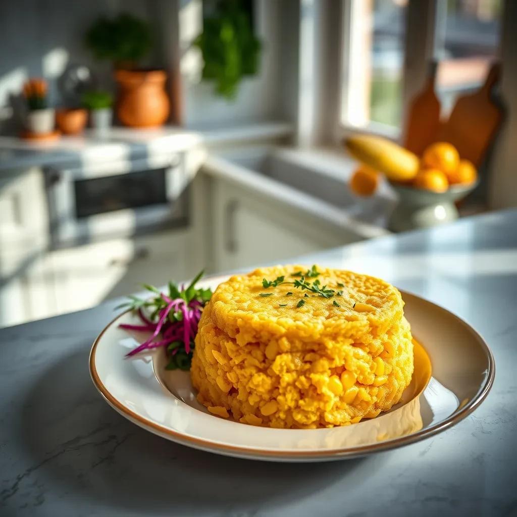 Three Corn Polenta Dish recipe