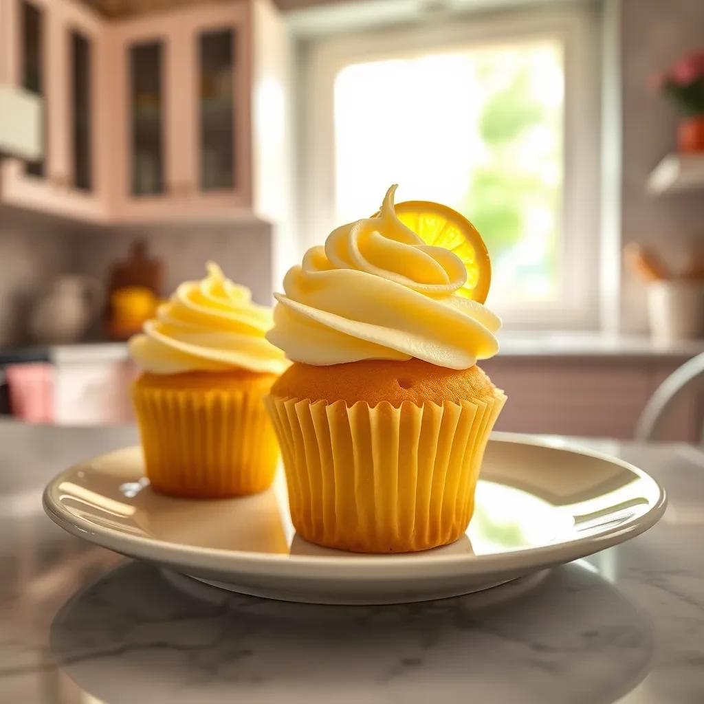 Lemon Triple Cupcakes recipe