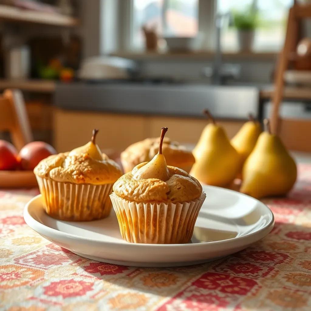 Vanilla Pear Muffins Delight recipe