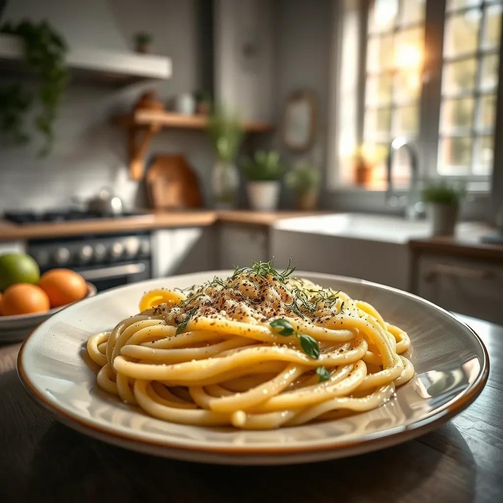 Vegan Cacio e Pepe Pasta recipe