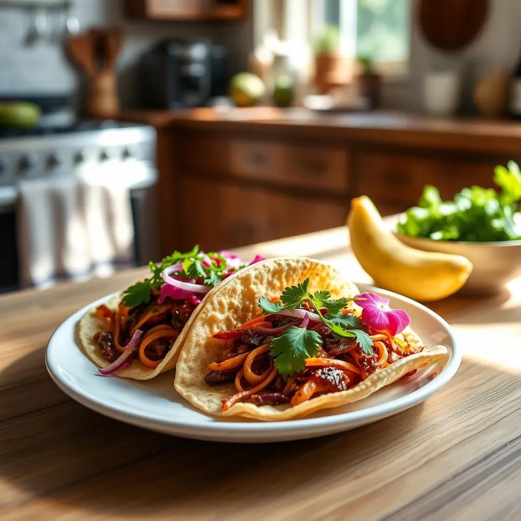 Vegan Hibiscus Tacos Delight recipe