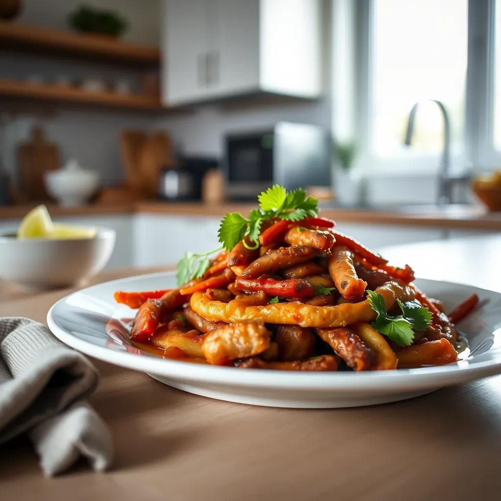 Vegan Seitan Fajitas recipe