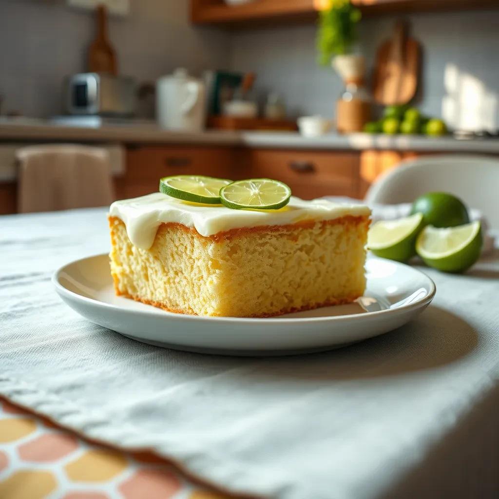 Zesty Key Lime Cake recipe