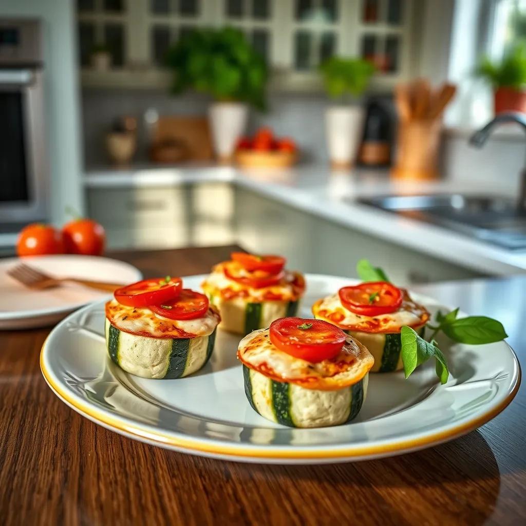 Zucchini Pizza Bites Snack recipe