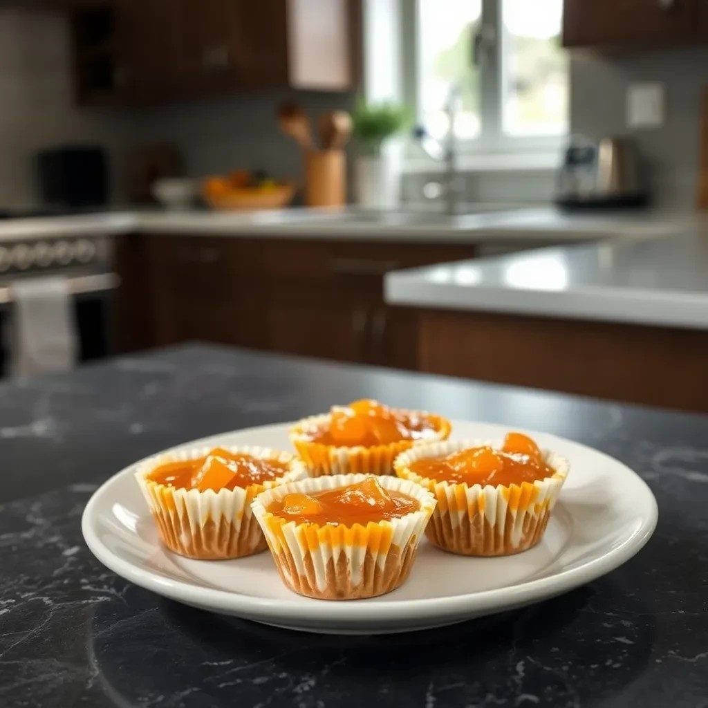 Apricot Coconut Jam Cups recipe