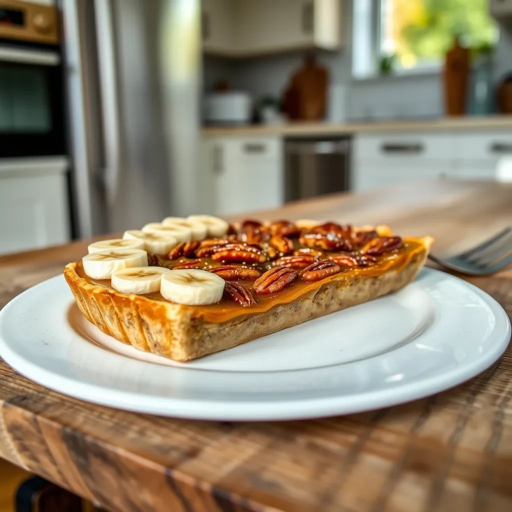 Banana Pecan Caramel Tartlet recipe