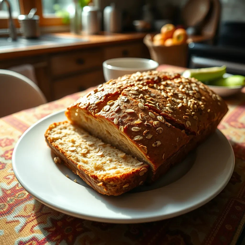 Beer Bread with Oats recipe