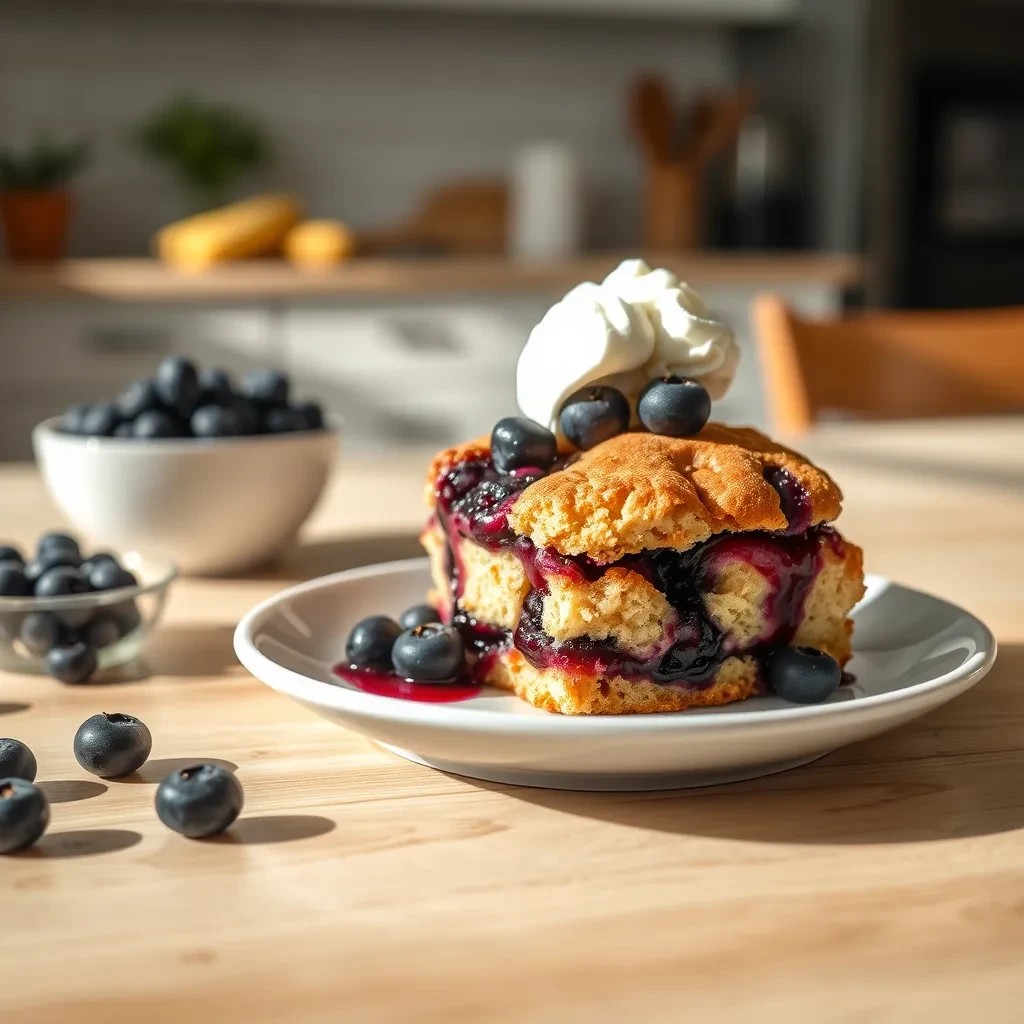 Blueberry Buckle Shortcake recipe