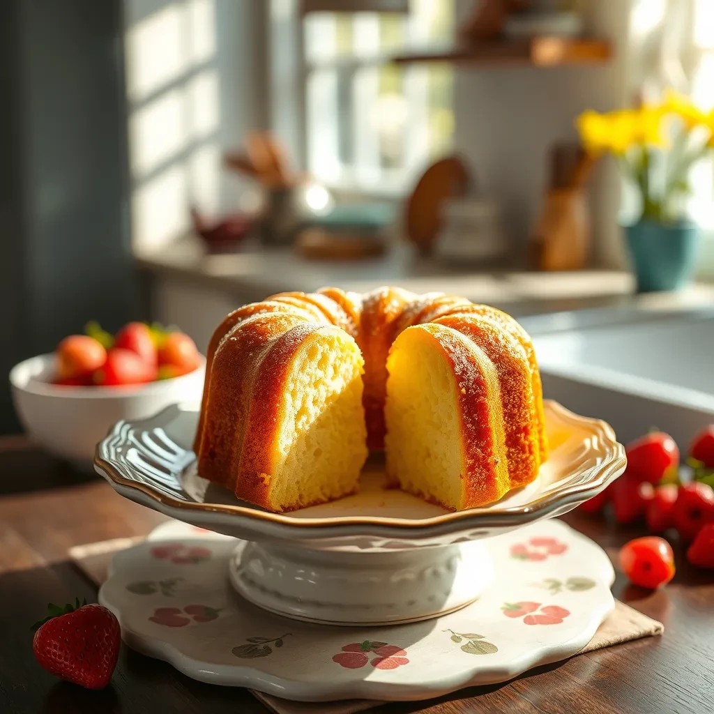 Buttermilk Pound Cake Delight recipe