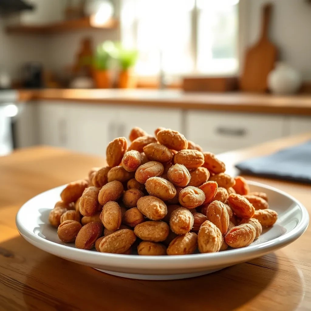 Cajun Spiced Sugared Peanuts recipe